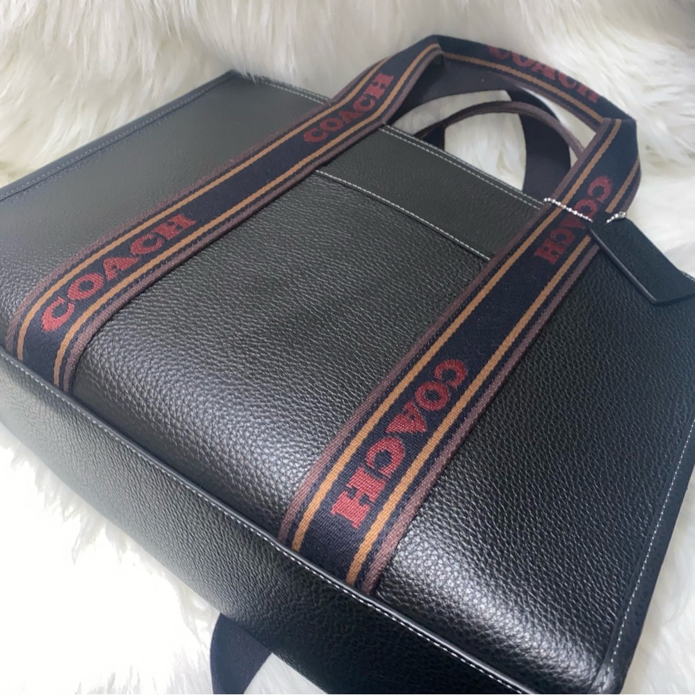 Coach Smith tote with crossbody strap New with tags Black - Picture 3 of 9